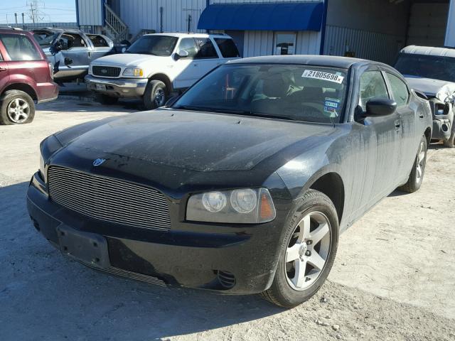 2B3KA43D09H521595 - 2009 DODGE CHARGER BLACK photo 2