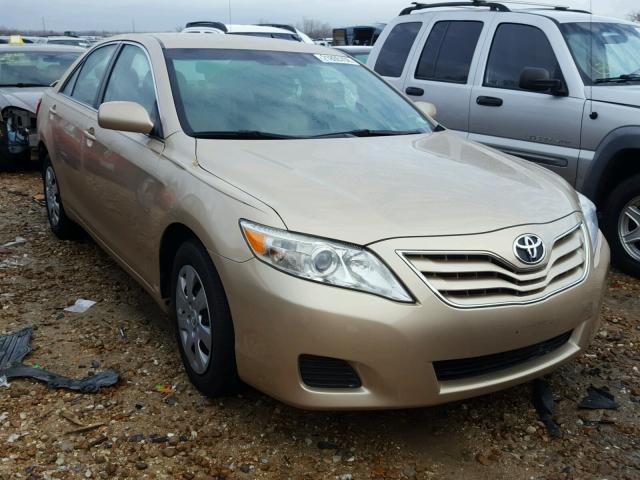 4T4BF3EKXAR018116 - 2010 TOYOTA CAMRY BASE GOLD photo 1
