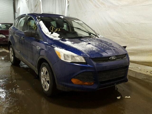 1FMCU0F74DUC60255 - 2013 FORD ESCAPE S BLUE photo 1