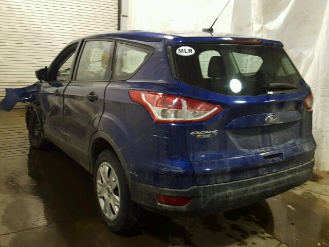 1FMCU0F74DUC60255 - 2013 FORD ESCAPE S BLUE photo 10