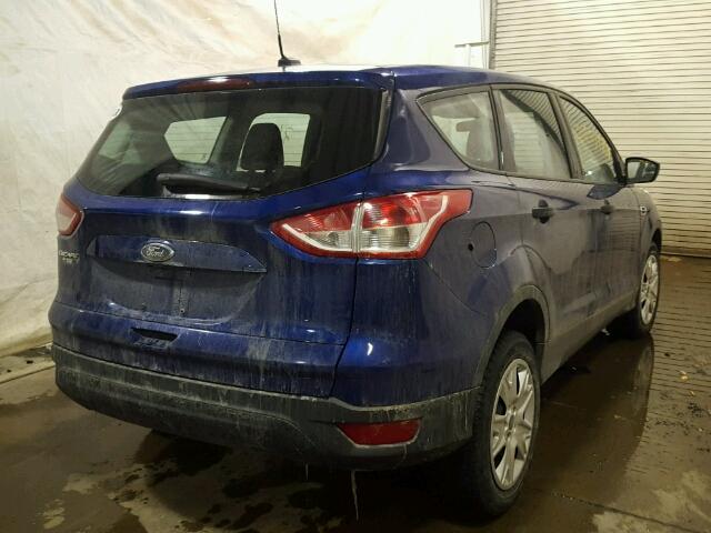 1FMCU0F74DUC60255 - 2013 FORD ESCAPE S BLUE photo 4