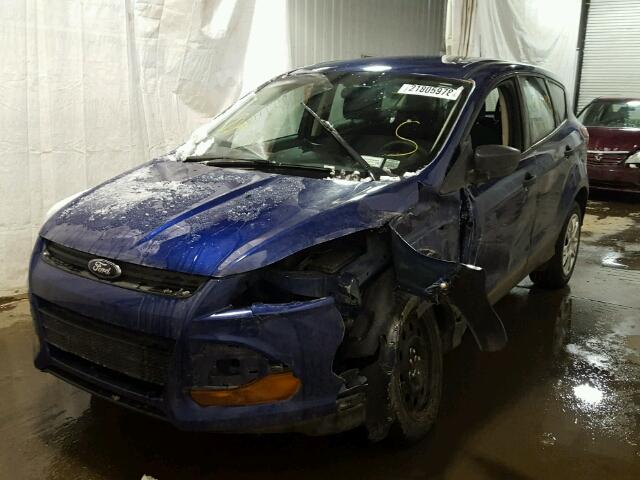 1FMCU0F74DUC60255 - 2013 FORD ESCAPE S BLUE photo 9