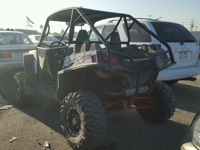 4XAJH87A4BB406078 - 2011 POLARIS RANGER RZR WHITE photo 3