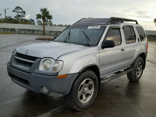 5N1MD28T72C542984 - 2002 NISSAN XTERRA SE SILVER photo 2