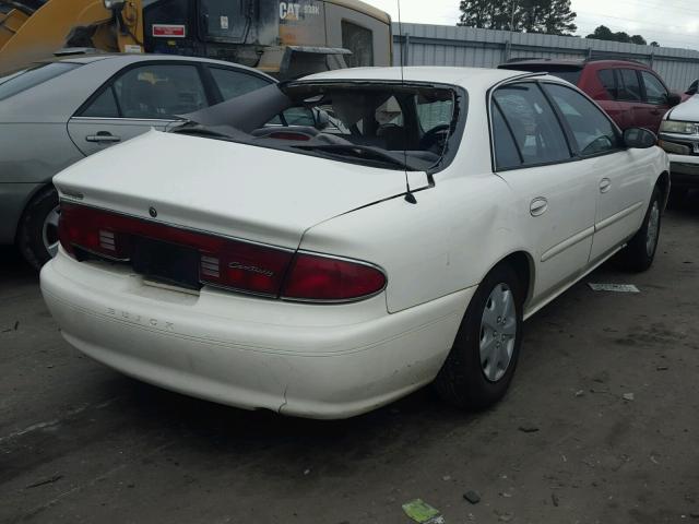 2G4WS52J441243887 - 2004 BUICK CENTURY CU WHITE photo 4