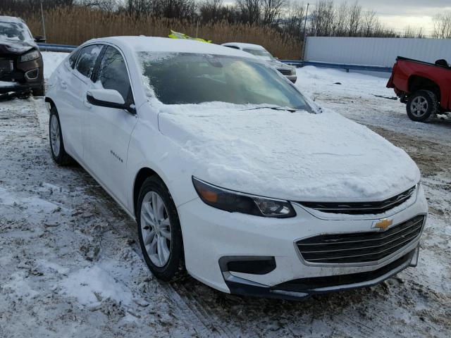 1G1ZD5ST2JF137531 - 2018 CHEVROLET MALIBU LT WHITE photo 1