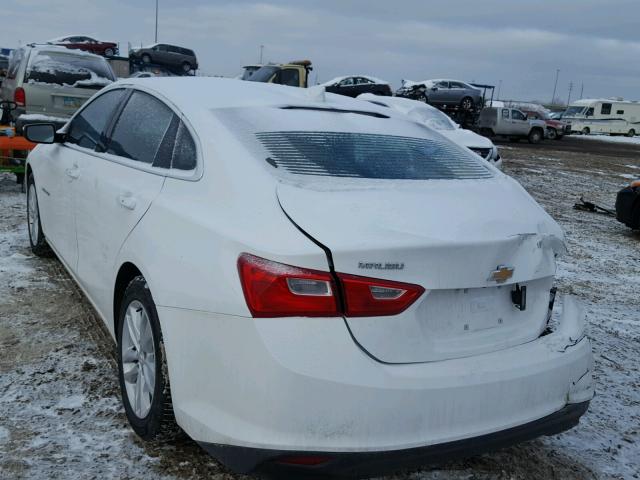 1G1ZD5ST2JF137531 - 2018 CHEVROLET MALIBU LT WHITE photo 3