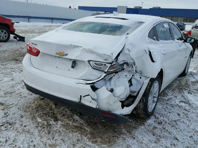 1G1ZD5ST2JF137531 - 2018 CHEVROLET MALIBU LT WHITE photo 4