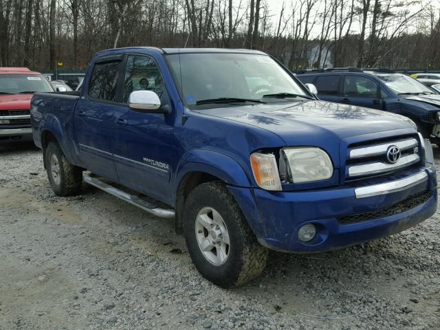 5TBDT44155S501921 - 2005 TOYOTA TUNDRA DOU BLUE photo 1