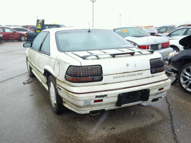 1G2WP14W5KF248341 - 1989 PONTIAC GRAND PRIX WHITE photo 3