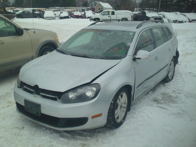 3VWTL7AJ6AM615247 - 2010 VOLKSWAGEN JETTA TDI SILVER photo 2