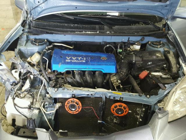 2T1KR32E25C418758 - 2005 TOYOTA COROLLA MA GRAY photo 7