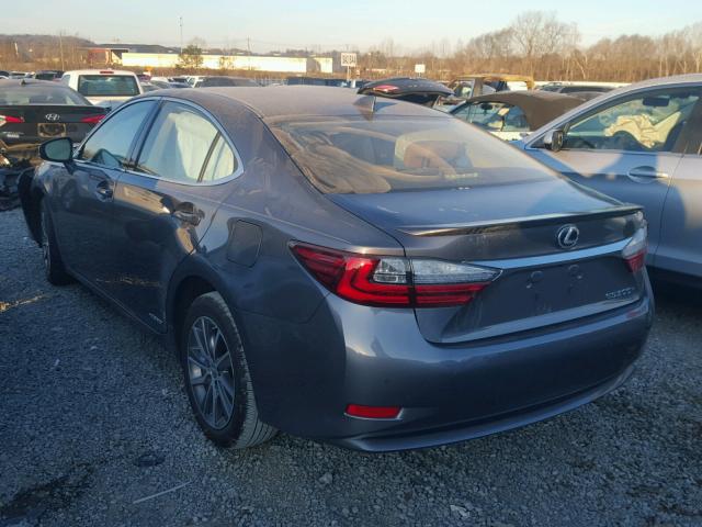 JTHBW1GG2G2112120 - 2016 LEXUS ES 300H GRAY photo 3