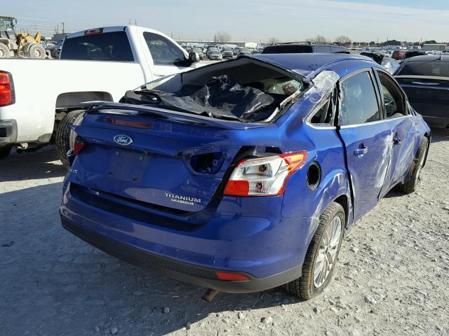 1FADP3J21DL200409 - 2013 FORD FOCUS TITA BLUE photo 4