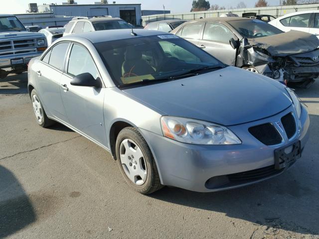 1G2ZF57B184174243 - 2008 PONTIAC G6 VALUE L GRAY photo 1