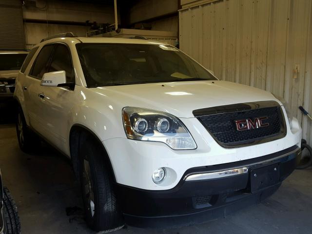 1GKLRMED4AJ267986 - 2010 GMC ACADIA SLT WHITE photo 1