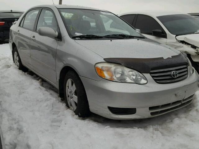 2T1BR32E44C825155 - 2004 TOYOTA COROLLA CE GRAY photo 1