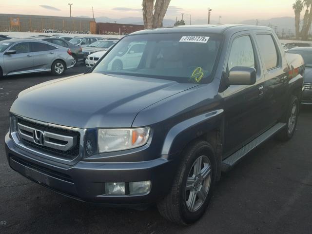 5FPYK1F52AB004664 - 2010 HONDA RIDGELINE GRAY photo 2