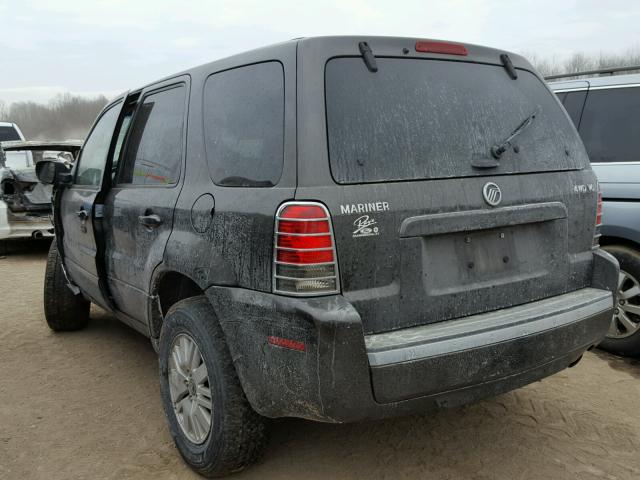 4M2CU57195DJ28311 - 2005 MERCURY MARINER GRAY photo 3