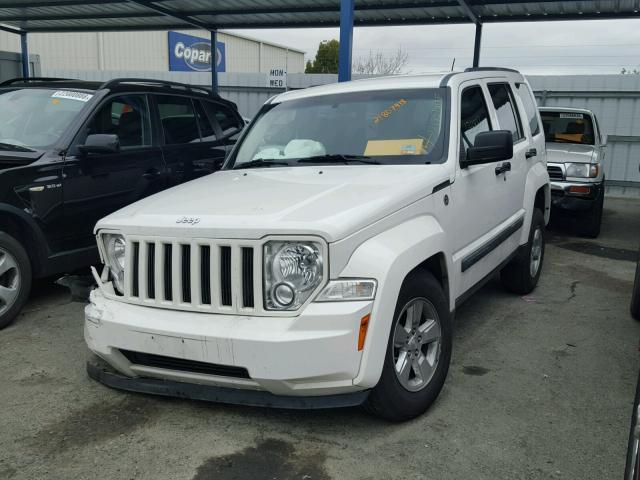 1J4PN2GK4AW131525 - 2010 JEEP LIBERTY SP WHITE photo 2