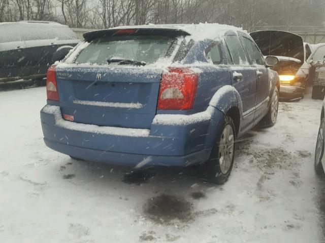 1B3HB48B97D330718 - 2007 DODGE CALIBER SX BLUE photo 4