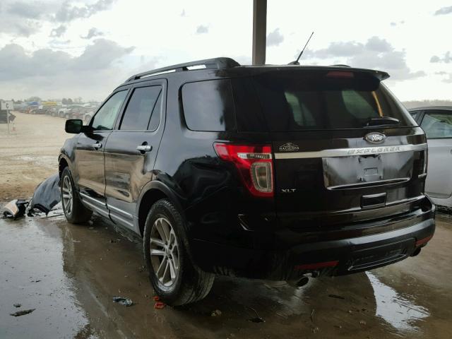 1FM5K7D88DGA70718 - 2013 FORD EXPLORER X BROWN photo 3