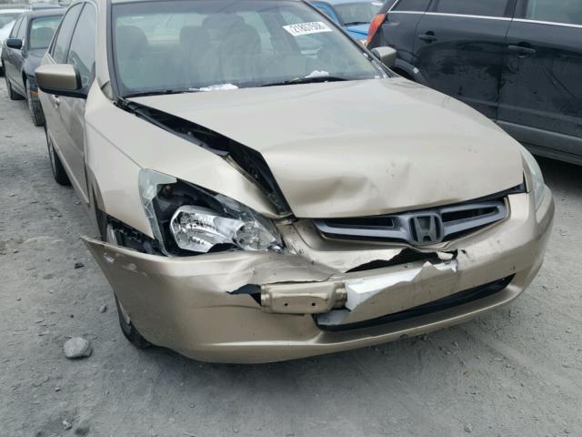 1HGCM56374A126065 - 2004 HONDA ACCORD LX GOLD photo 9