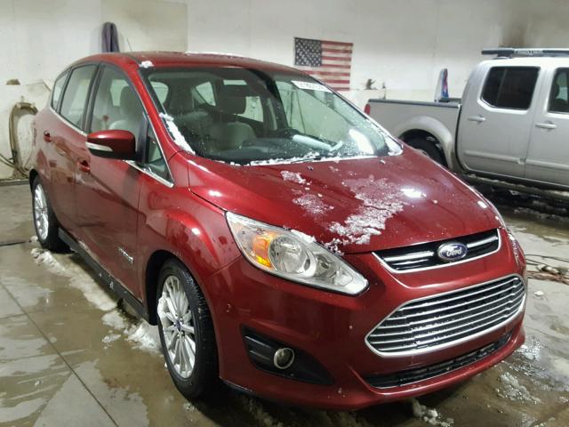 1FADP5BU5DL552291 - 2013 FORD C-MAX SEL RED photo 1