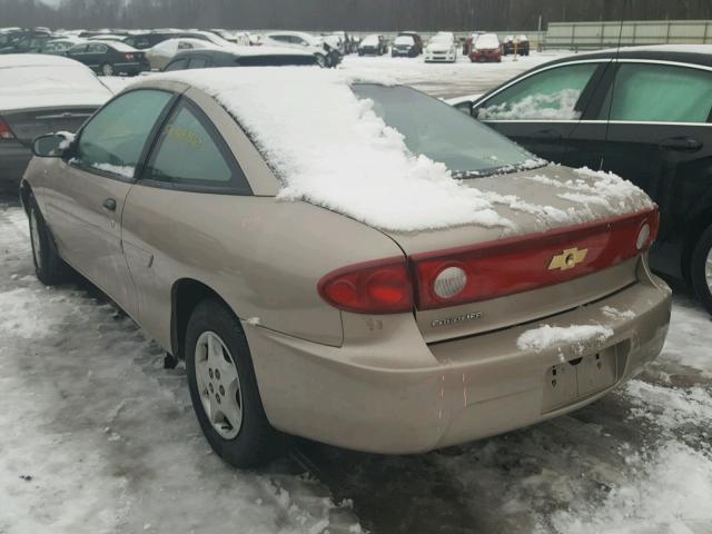 1G1JC12F647336597 - 2004 CHEVROLET CAVALIER TAN photo 3