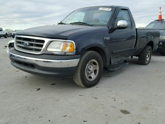 2FTZF17221CA31604 - 2001 FORD F150 BLUE photo 2