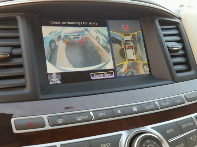 5N1AL0MN9DC335744 - 2013 INFINITI JX35 BASE WHITE photo 9