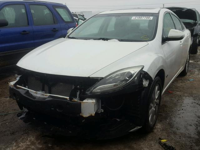 1YVHZ8CH2B5M21369 - 2011 MAZDA 6 I WHITE photo 2