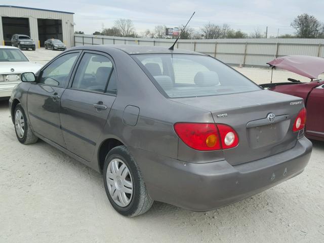 2T1BR32E74C258214 - 2004 TOYOTA COROLLA CHARCOAL photo 3