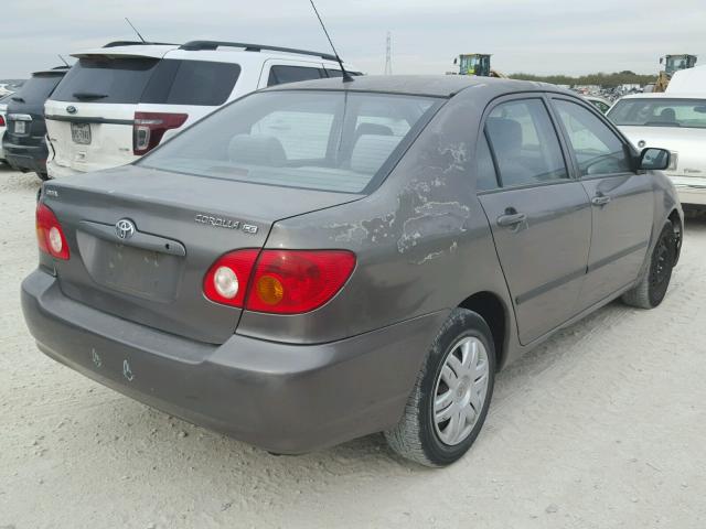 2T1BR32E74C258214 - 2004 TOYOTA COROLLA CHARCOAL photo 4