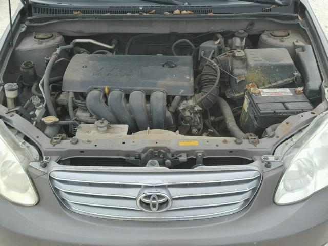 2T1BR32E74C258214 - 2004 TOYOTA COROLLA CHARCOAL photo 7