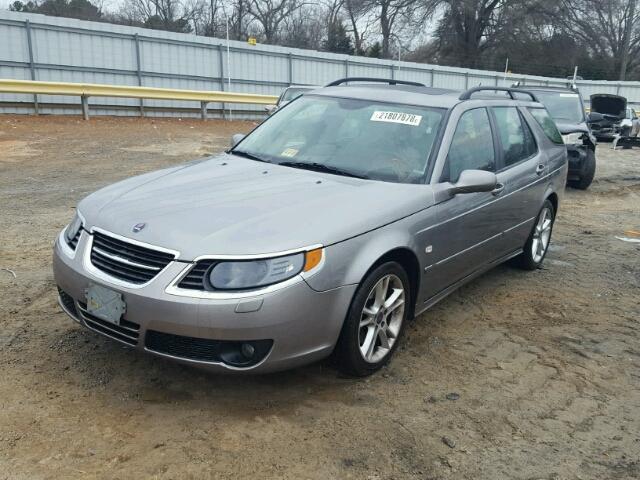 YS3ED59G463518037 - 2006 SAAB 9-5 BASE GRAY photo 2