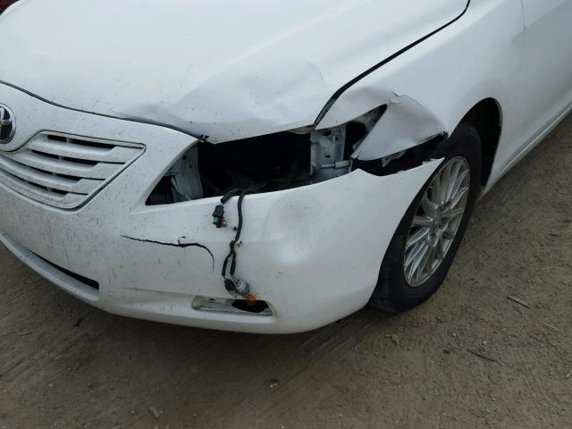 4T1BE46K97U685401 - 2007 TOYOTA CAMRY NEW WHITE photo 9