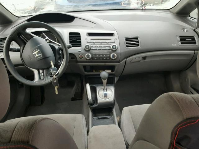 1HGFA16596L140024 - 2006 HONDA CIVIC LX GRAY photo 9