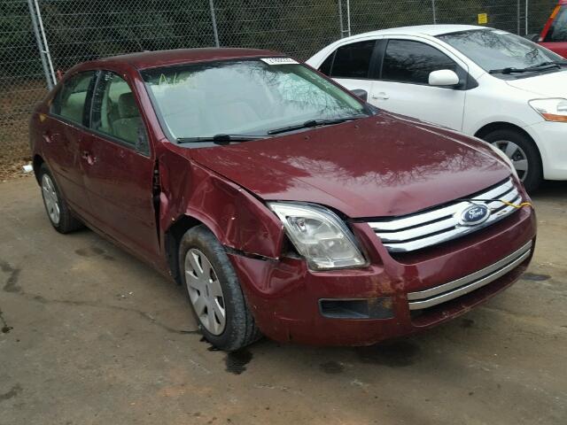 3FAHP06Z77R228260 - 2007 FORD FUSION S MAROON photo 1