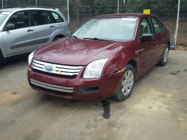 3FAHP06Z77R228260 - 2007 FORD FUSION S MAROON photo 2