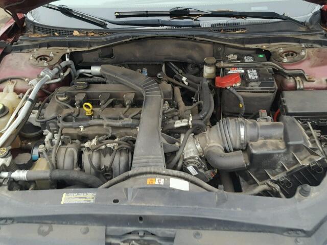 3FAHP06Z77R228260 - 2007 FORD FUSION S MAROON photo 7