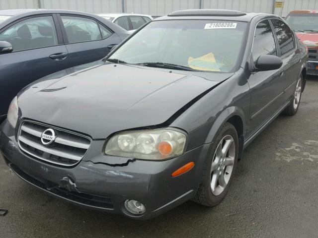 JN1DA31A13T439320 - 2003 NISSAN MAXIMA GLE GRAY photo 2