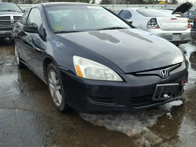 1HGCM81664A007569 - 2004 HONDA ACCORD EX BLACK photo 1