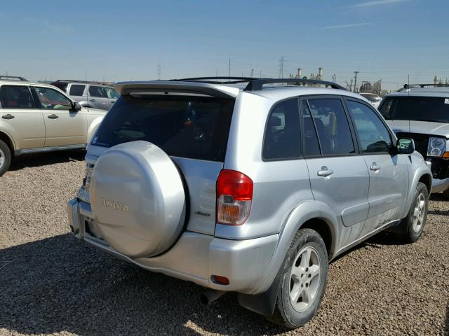 JTEHH20VX36081041 - 2003 TOYOTA RAV4 SILVER photo 4