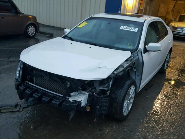 3FAHP0JA5BR151785 - 2011 FORD FUSION SEL WHITE photo 2