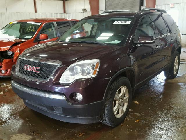 1GKEV23D39J132456 - 2009 GMC ACADIA SLT PURPLE photo 2