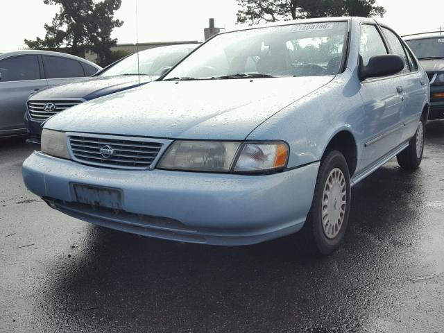 1N4AB41D3VC755954 - 1997 NISSAN SENTRA XE BLUE photo 2