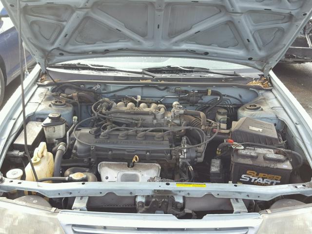 1N4AB41D3VC755954 - 1997 NISSAN SENTRA XE BLUE photo 7