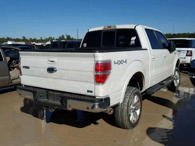 1FTFW1EV8AFB74822 - 2010 FORD F150 SUPER WHITE photo 4