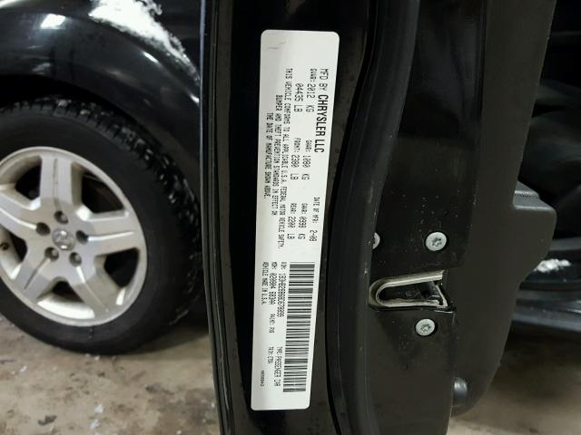 1B3HB28B68D678899 - 2008 DODGE CALIBER BLACK photo 10